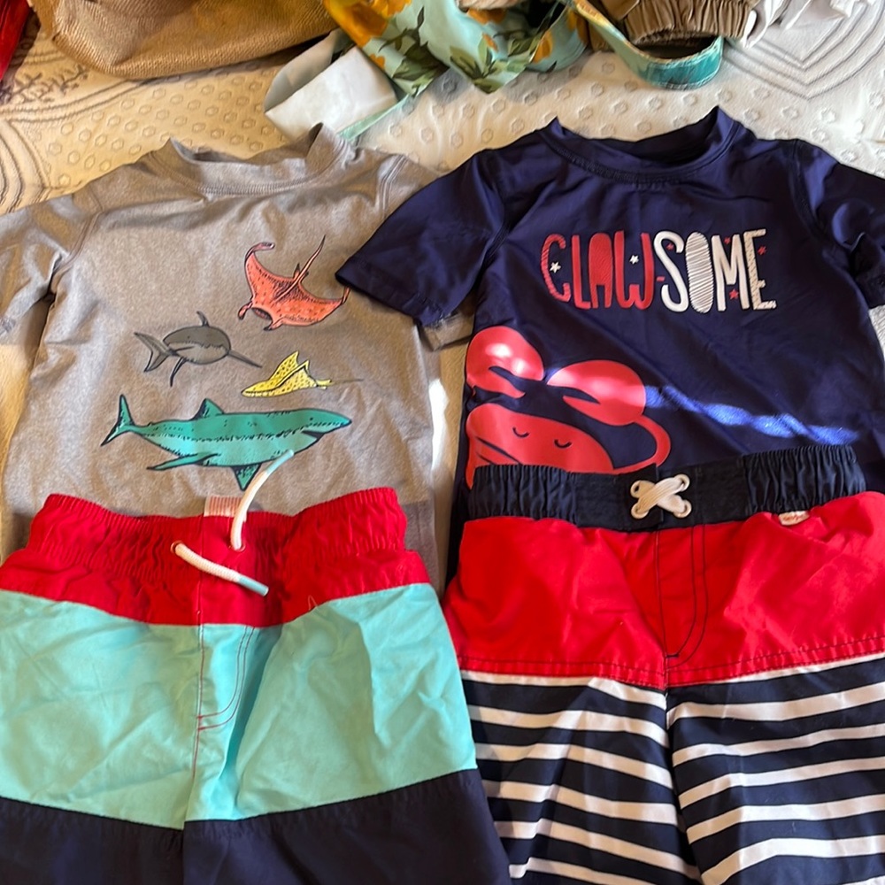 Boys swim suit sets